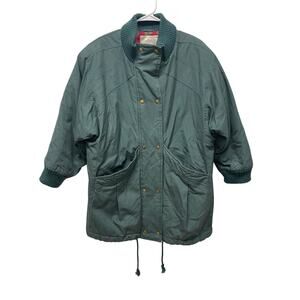 Vintage Mulberry Street Women's Over-coat oversized winter jacket green large